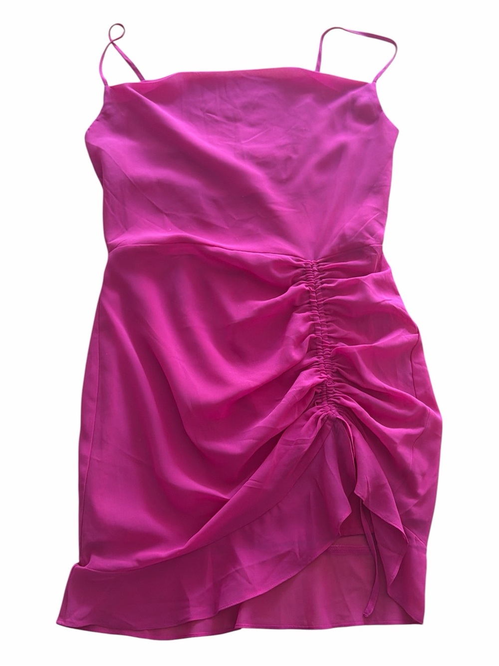 More To Come NWT Spaghetti-Strap Ruched Mini Dress
